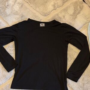 Black Long Sleeve winter thermal